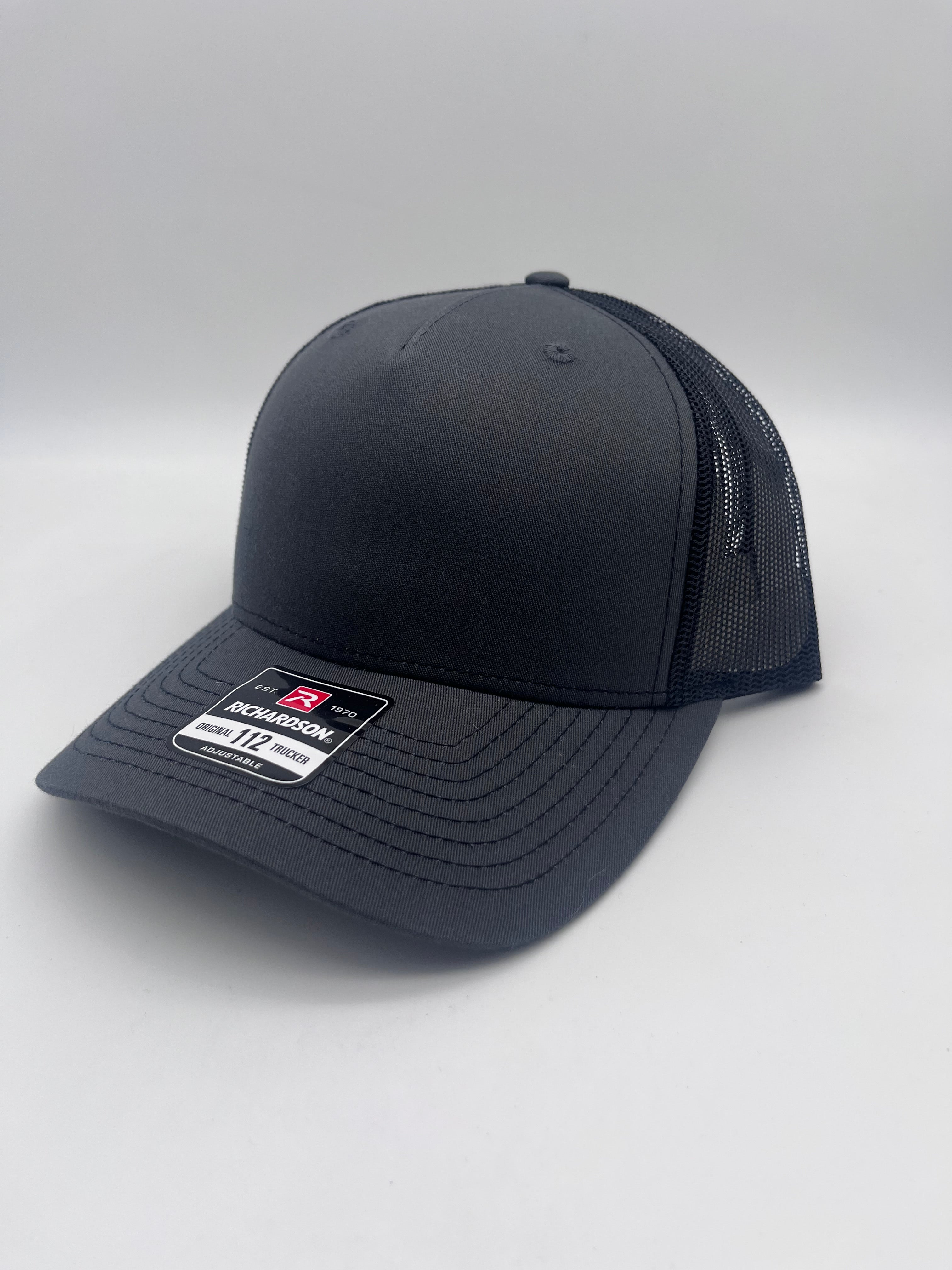 Charcoal / Black - Five Panel Richardson 112 – AF Hat Company