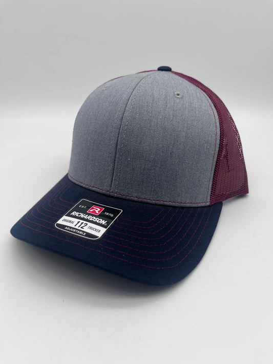 Navy / Heather Grey / Cardinal - Richardson 112