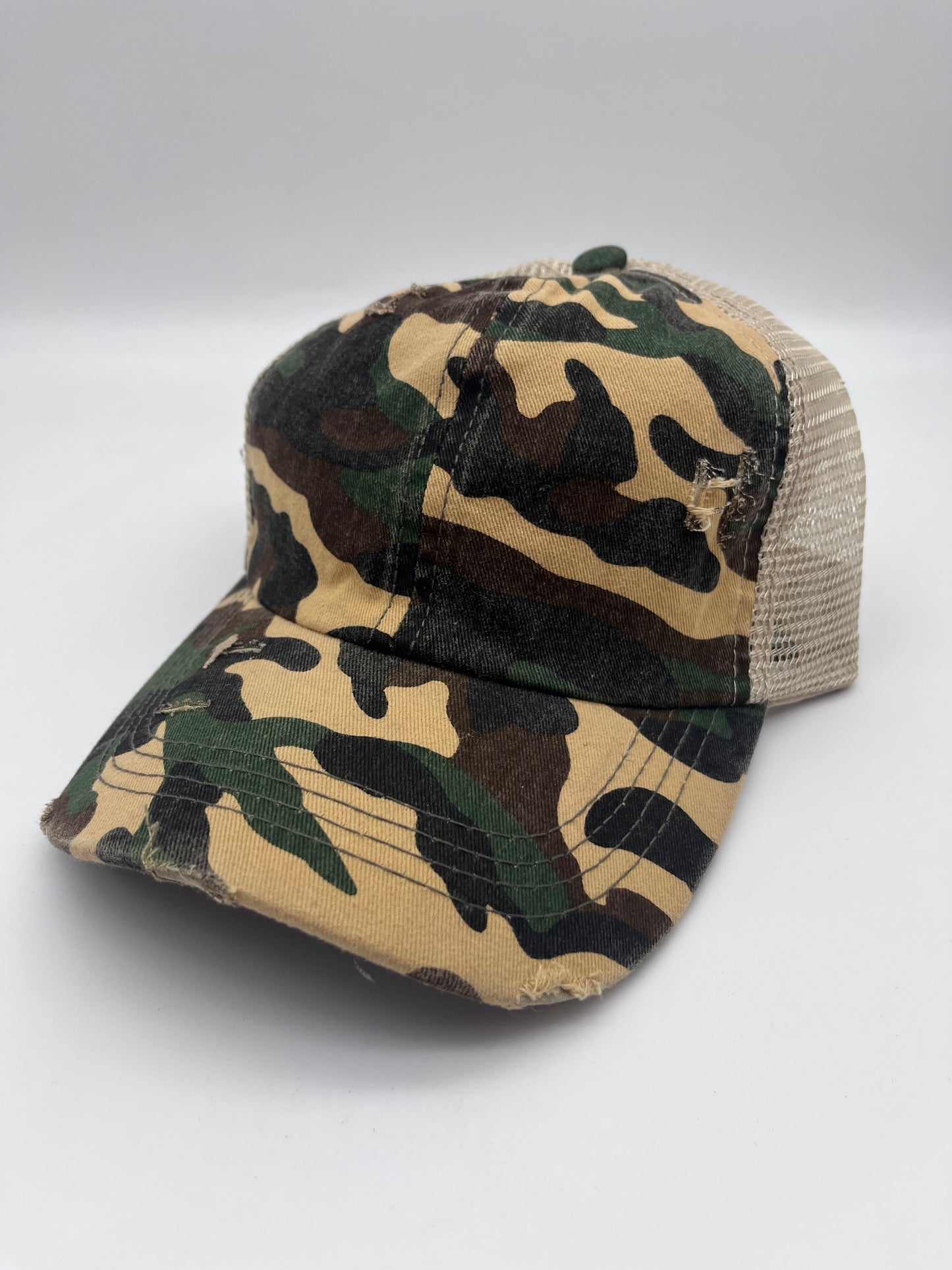 Worn Look Criss Cross Snap Back - Multiple Options