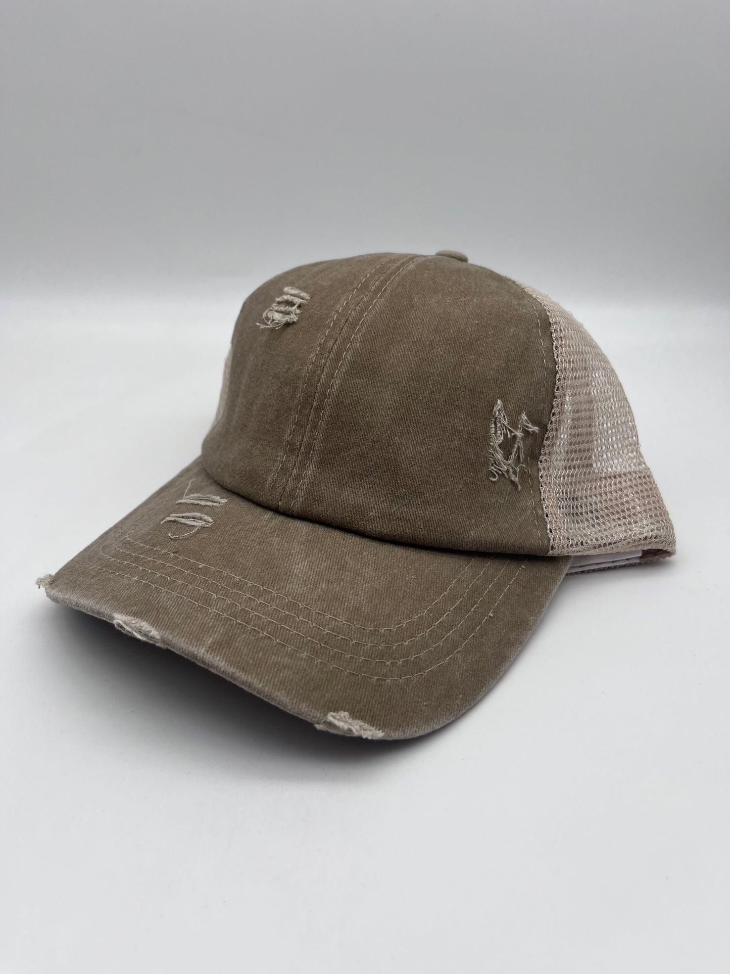 Worn Look Criss Cross Snap Back - Multiple Options