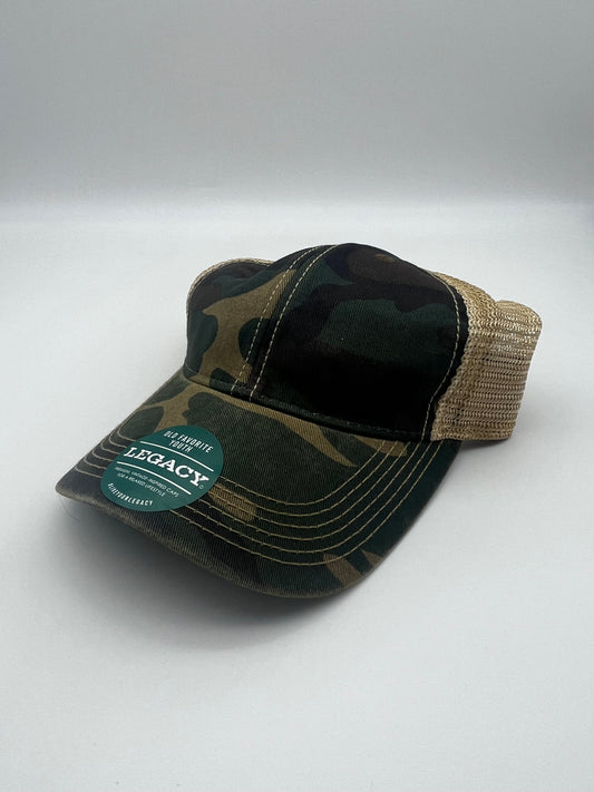 Camo / Khaki - Unstructured Youth Hat